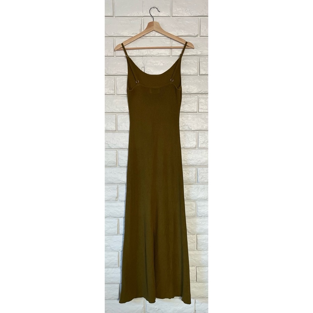 DISSH Asher Olive Knit Maxi Dress Medium - Picture 6 of 9